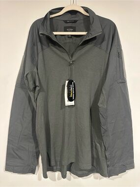 NWT Beyond Clothing A9T Mission Tactical Combat Shirt - Grey - Size 2XL